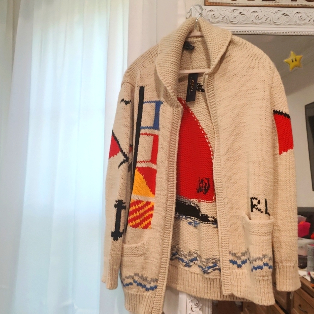Vintage Ralph Lauren Polo Cardigan